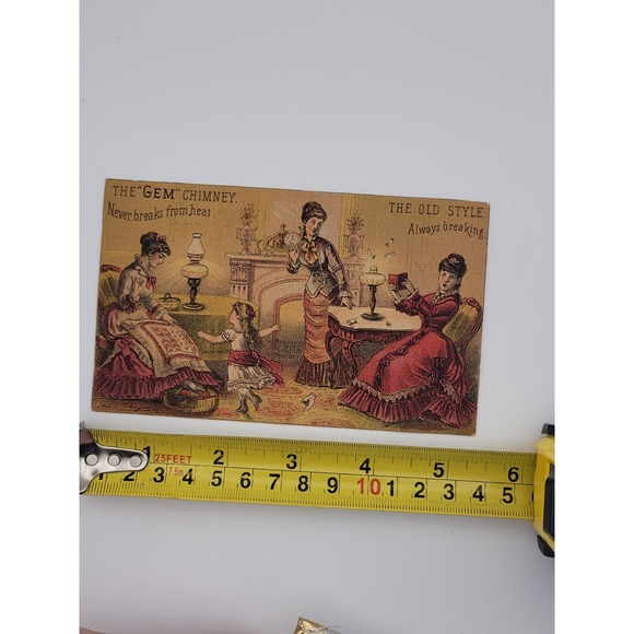 Pre 1900 Victorian Trade Card Old Santa Claus Holiday Fancy Goods Advertising - Picture 3 of 3